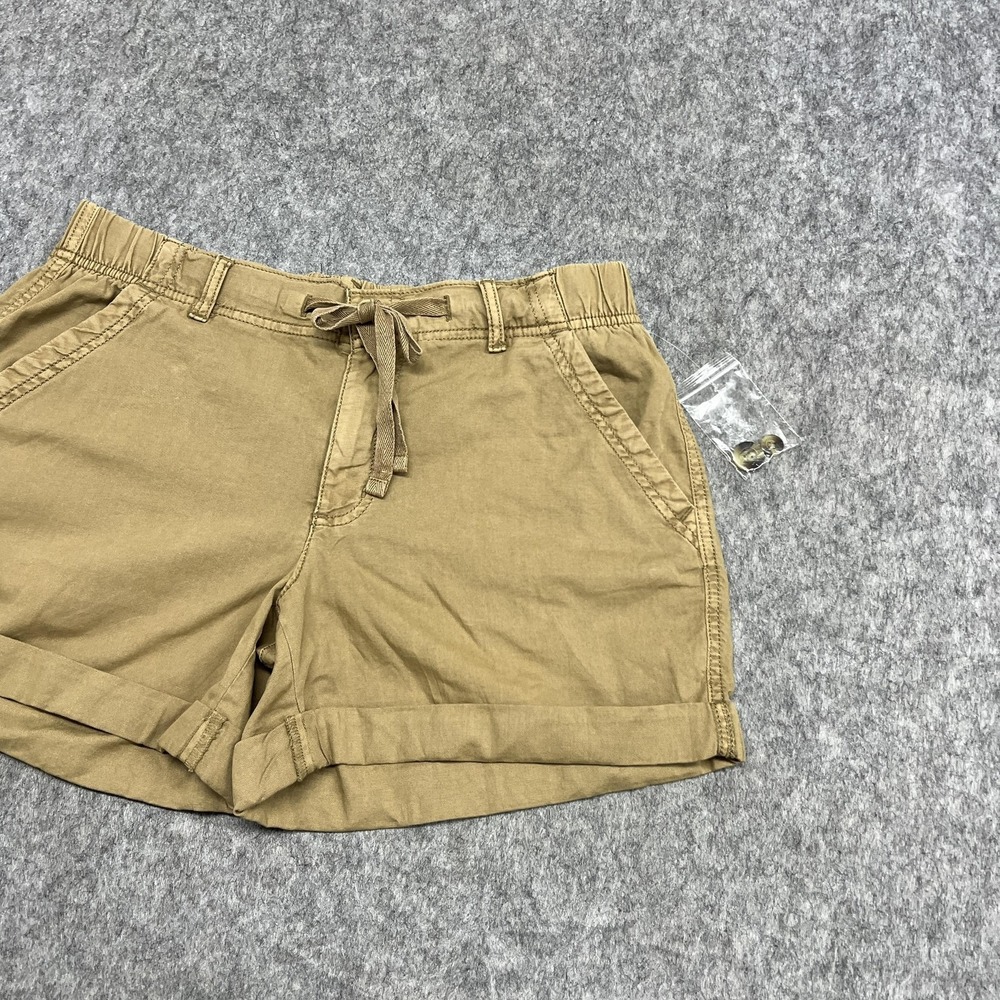 Sonoma Shorts Womens M Beige Utility Drawstring Twill Casual Goods For Life - Picture 5 of 16